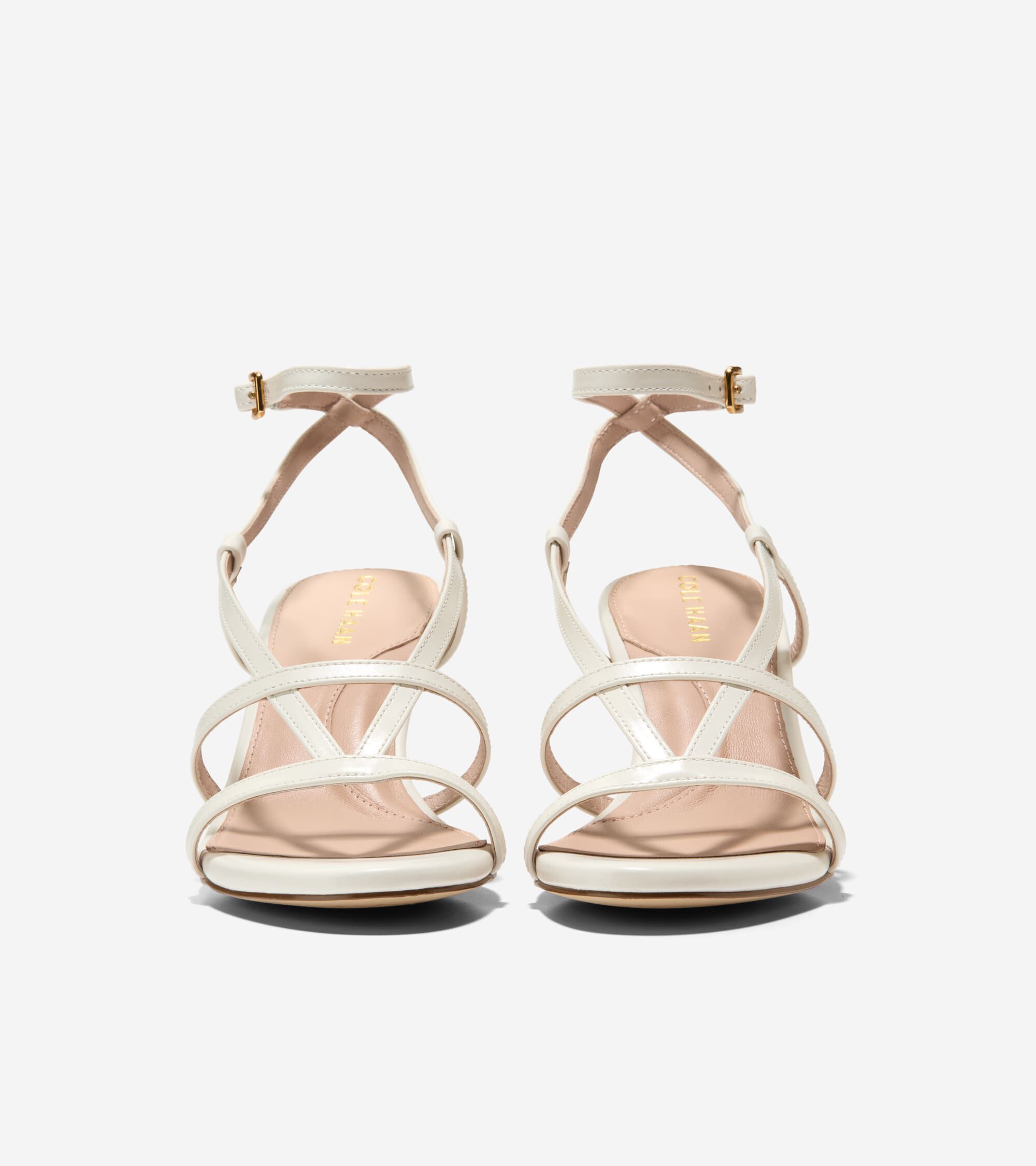 Women s Amber Strappy Sandals in Beige Or Khaki Cole Haan